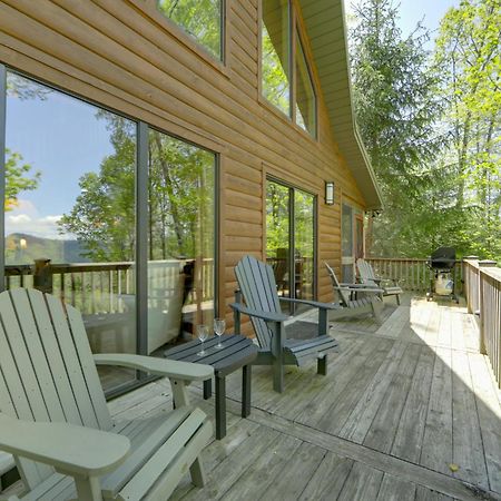 Bryson City Cabin With Hot Tub And Mountain Views! Exterior foto